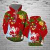 Christmas Themed 3D Printed Men's Hoodie Casual Comfortable Autumn Winter Long Sleeved Hoodie