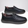 Casual Leather Shoes Men's Genuine Leather Business Casual Shoes Versatile Beef Tendon Soft Sole Non-slip Soft Sole Single Shoes Men