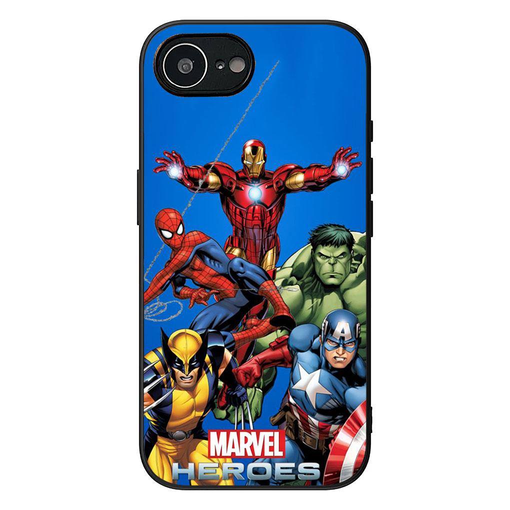 Чехол для телефона Мстители Marvel Халк Железный Человек-Паук для Samsung Galaxy S22 S21 S20 FE Ultra Plus A35 A36 A55 A37 A33 A34 A57