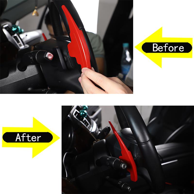 For Mercedes Benz A B E GLA GLK GL SLK R ML Class W176 W246 W212 X204 X166 2 Pcs ABS Steering Wheel Paddle Shifter Accessories