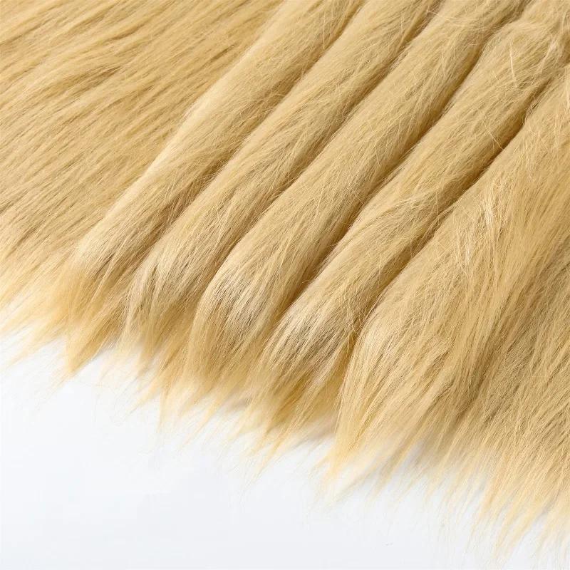 12 см 100x180 см искусственный плюшевый мех ткань для реквизита для фотографий своими руками стул декоративный фон плюшевый коврик игрушка для животных кукольная ткань