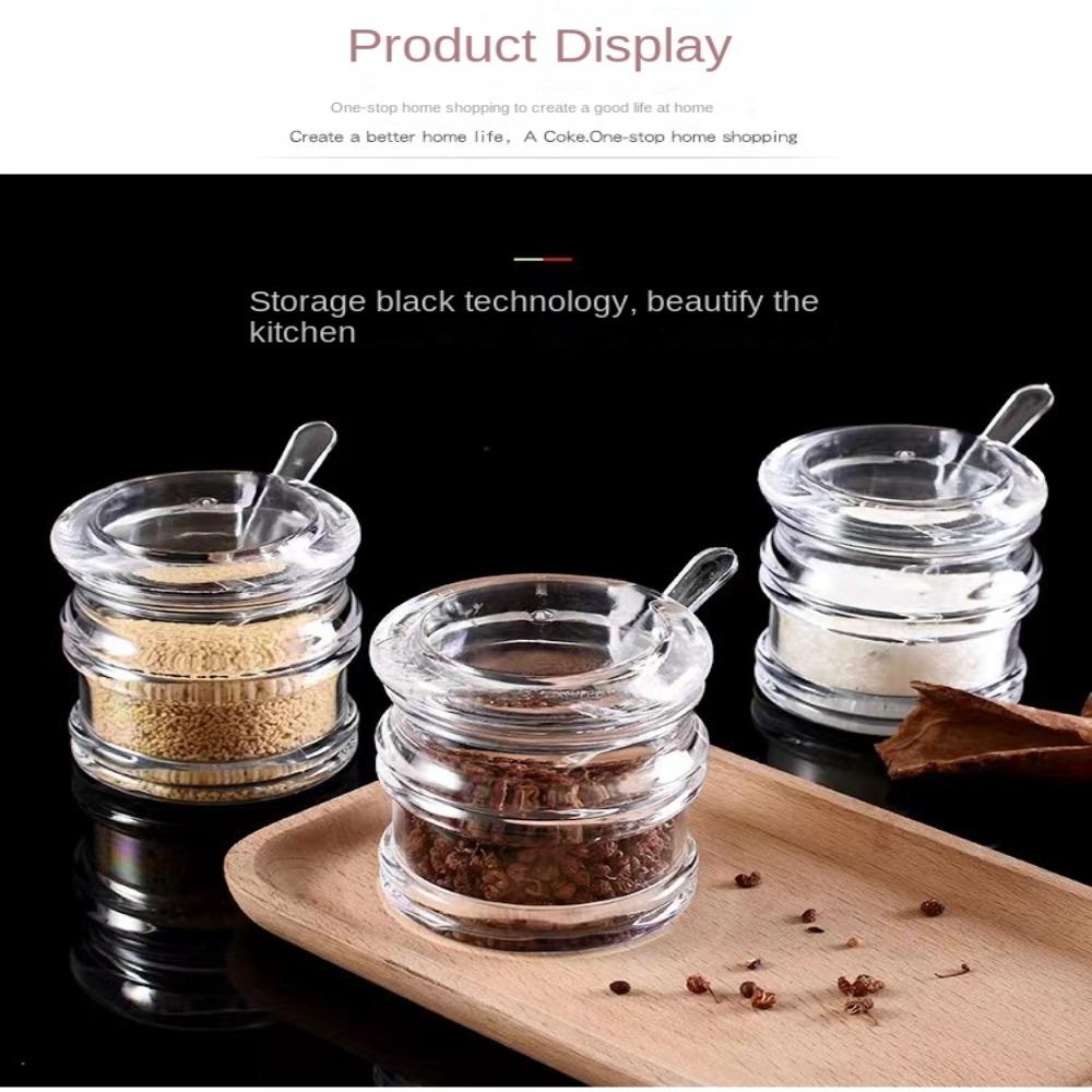 Крышка Аксессуары для дома Перец Сахарница Контейнер для приправ Коробки для приправ Шейкер для специй Банки для хранения