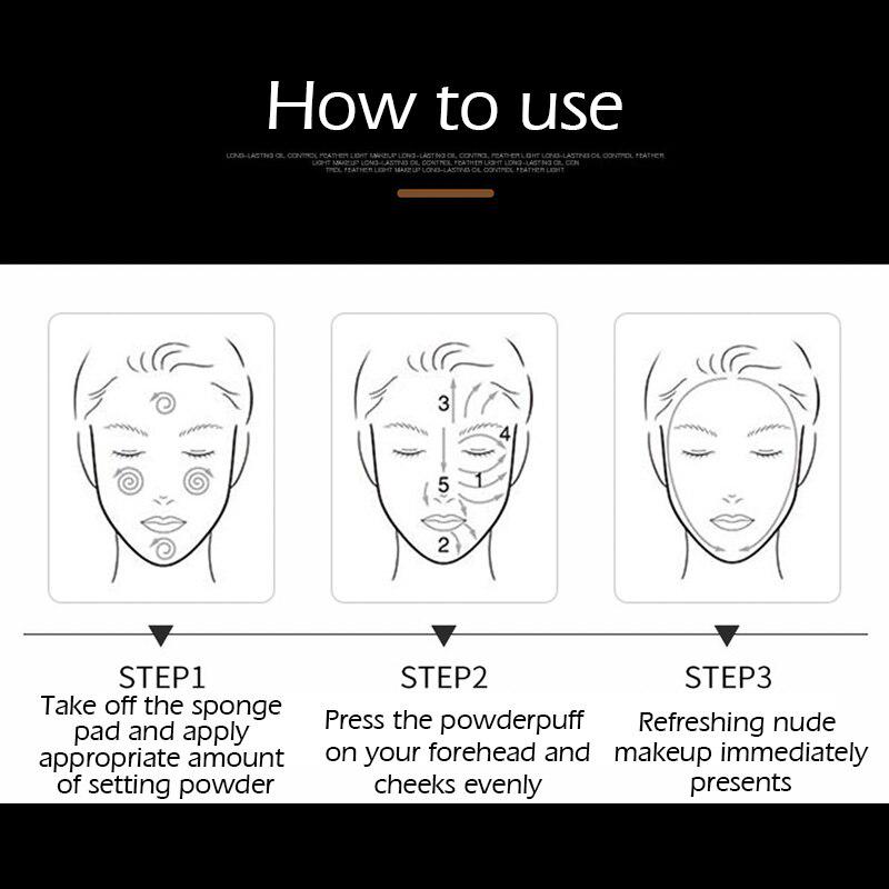 15 г увлажняющая пудра для контроля жирности лица, фиксирующая пудра для макияжа, водостойкий консилер, рассыпчатая пудра