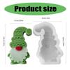 Candle Moulds Christmas Soap Molds Dwarf Shape Clay Mould Silicone Crafting Moulds Suitable for Hand-Making Project