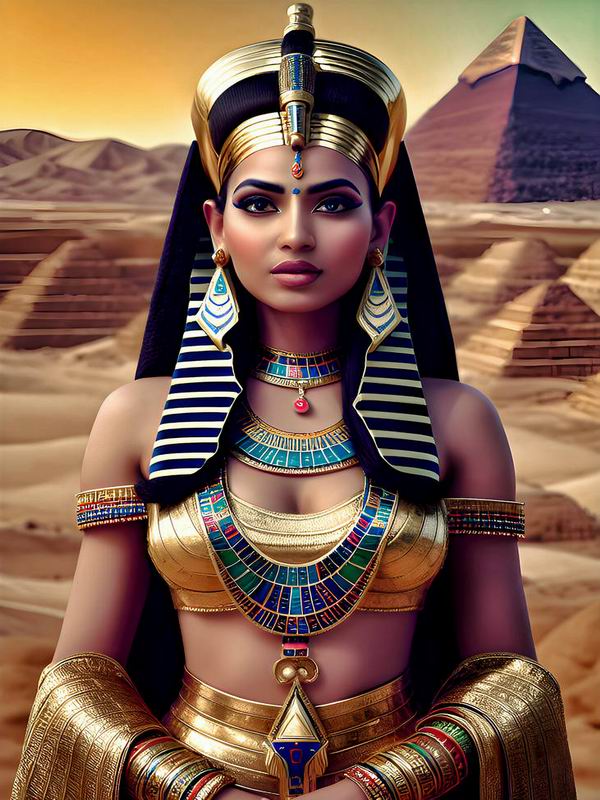 Алмазная живопись Новые поступления 2024 Королева Египта и принц Diy Полный квадратный круглый дрель Стразы Вышивка Пирамида Икона Мозаика Наборы для вышивки крестом