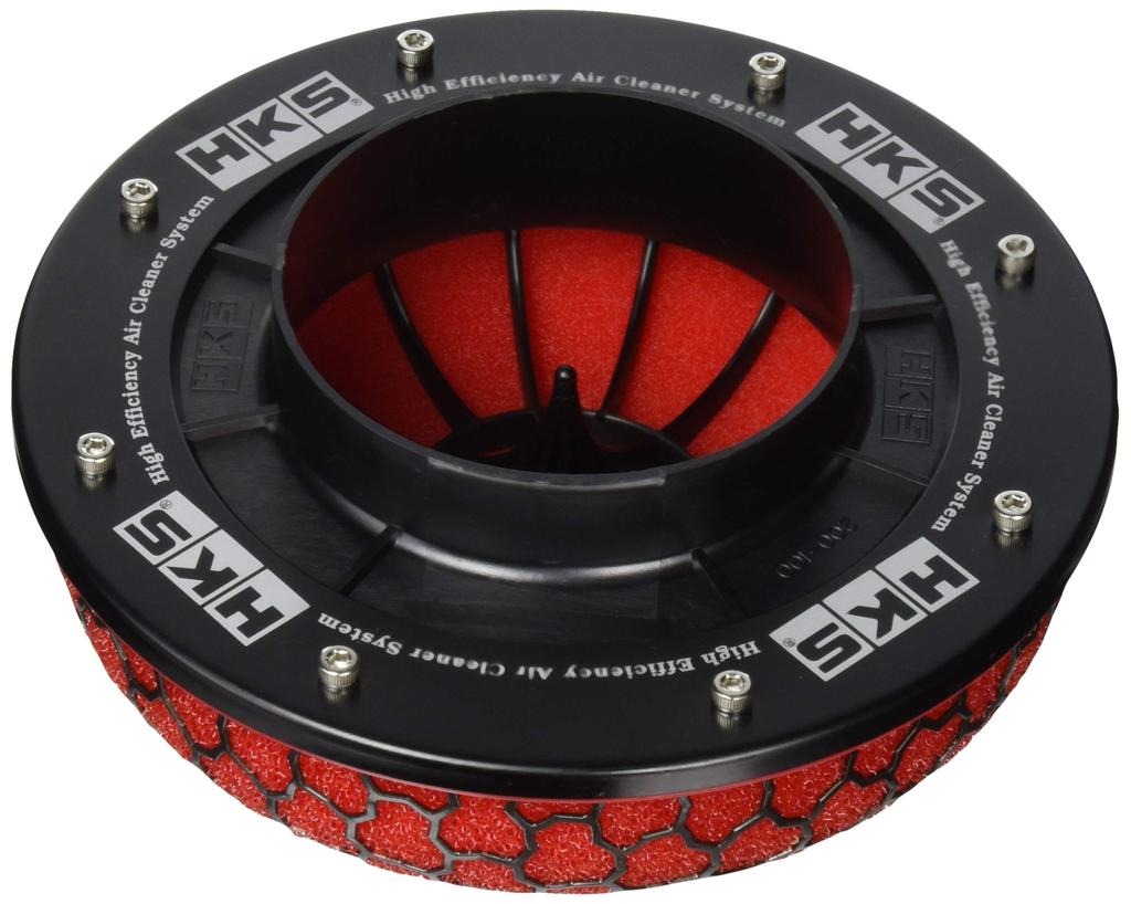 Система воздушного фильтра HKS Super Power Flow для типа топливного фильтра Универсальная (Впускные детали) Баки 200-100мм, 200мм (Влажный, Двухслойный, Красный), Посадка, 70019-A112