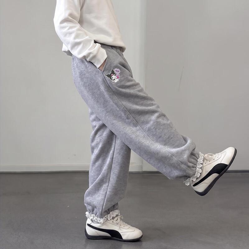 Hello Kitty Girls' Wide-Leg Casual Fall Trousers