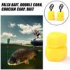 Plastic Bait Corn Shape Fishing Lures Double Corns Bait Carp Bait Ronnie Rigs Fishing Boilies Bait