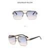 Women's Sunglasses, Double-beam Square Men's and Women's Outdoor Sunglasses.