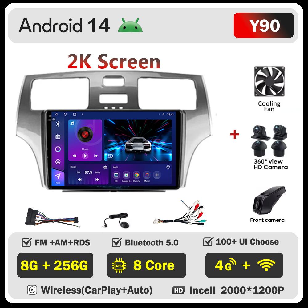 Для Lexus ES300 ES 300 ES330 XV30 ES 330 2001-2006 Carplay Auto Screen Wireless Android Auto Car Intelligent Systems AutoMotive