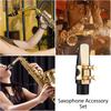Комплект мундштука для альт-саксофона Мундштук для альт-саксофона с пластиковым колпачком для лигатурного язычка