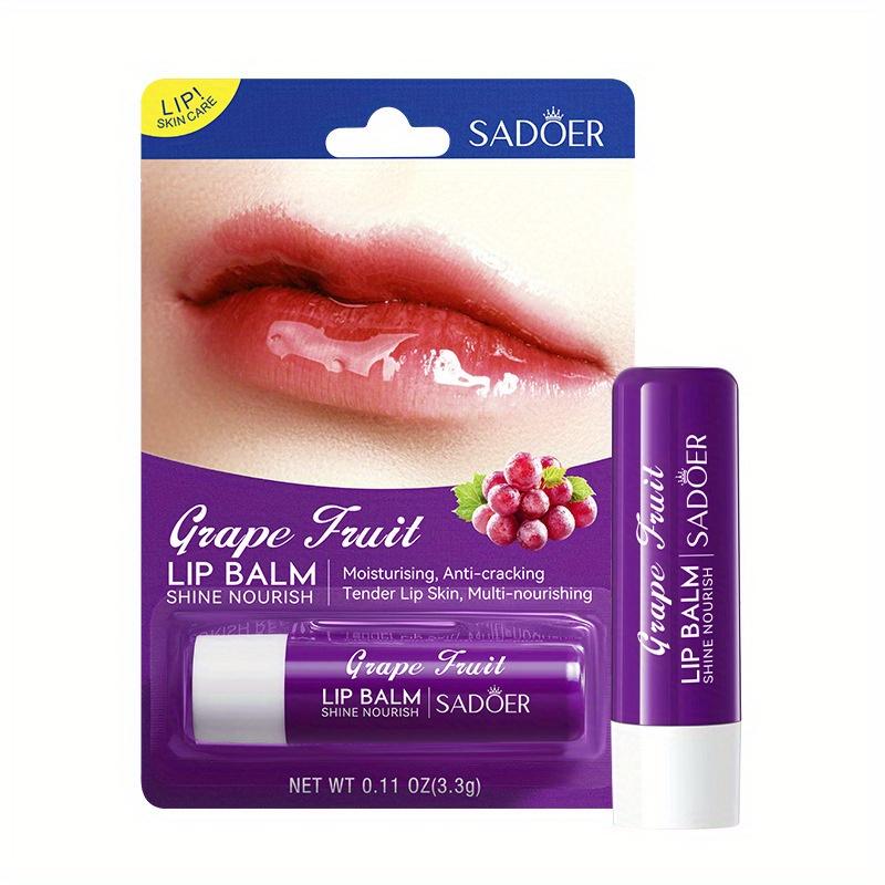 Refreshing Fruit Hydrating Multi-color Mixed Lip Balm. Deeply Hydrating and Nourishing Lips. The Texture Is Gentle and Suitable for All Skin Types.