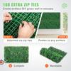 Artificial Boxwood Panel 24" X 16" UV 24pcs Boxwood Hedge Wall Panels Artificial Grass Backdrop Wall 4 cm Green Grass Wall, Fake Hedge for Decor