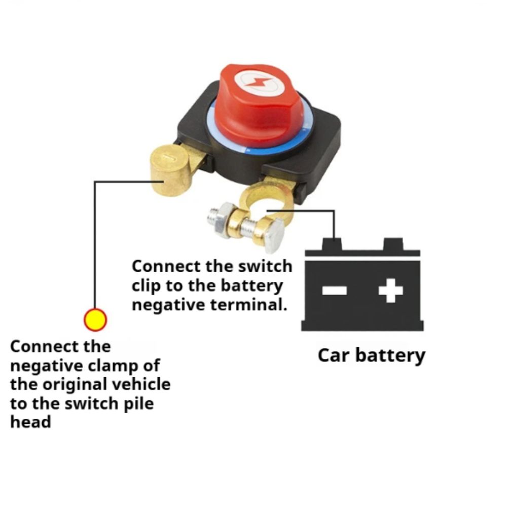 Automatic Switch Car Battery Disconnect Switch Leakage Protector Power Management