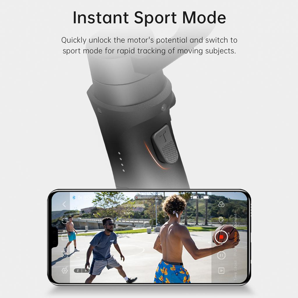 Hohem 2024 iSteady Mobile+ 3-осевой стабилизатор-подвес для смартфона, грузоподъемность 280 г/0,61 фунта