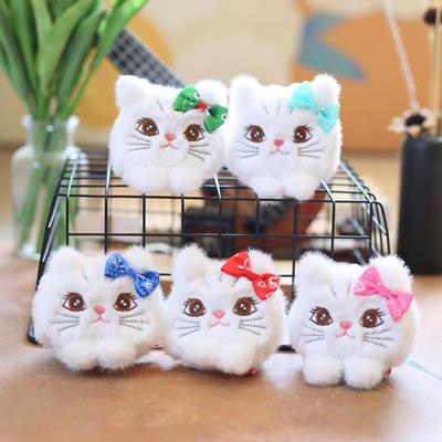 Милый милый котенок кулон плюшевая игрушка кукла котенок школьный рюкзак подвесное украшение брелок кукла кукла