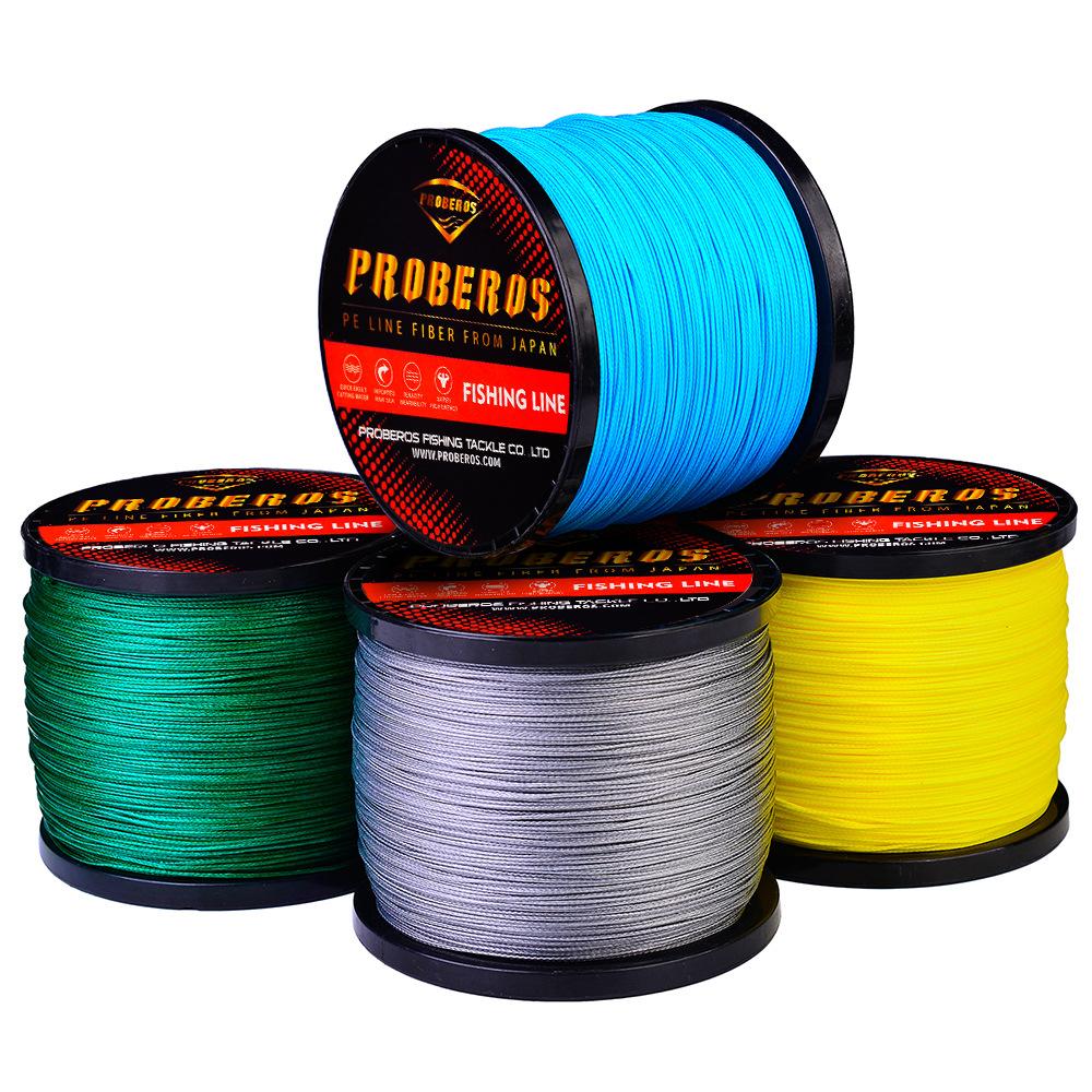 8-part 1000 Meter Fishing Line PE Woven Strong Horse Fishing Line, Main Line for Rock Fishing and Sea Fishing