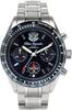 Мужские солнечные часы-хронограф Blue Impulse Сделано в Японии Официальный продукт с эмблемой (синий)