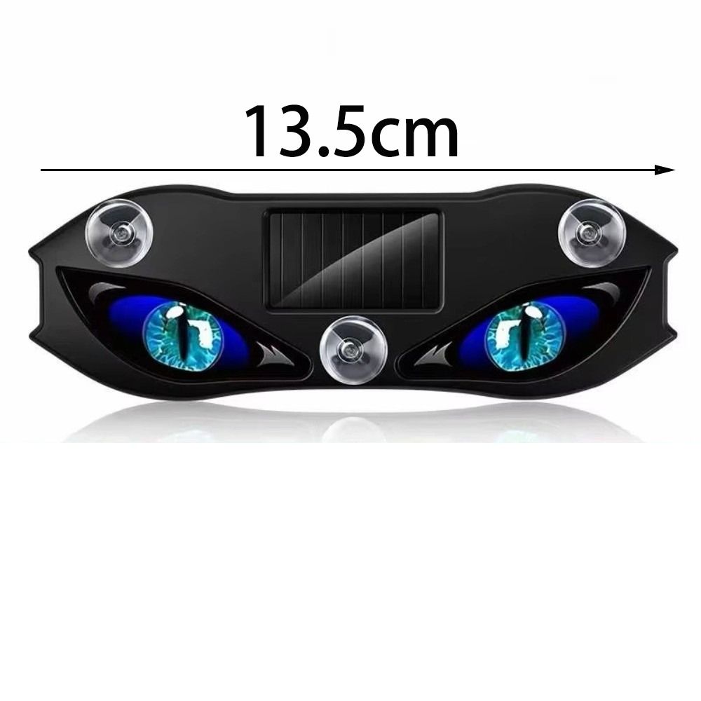 Flashing Car Demon Eye Light Solar Powered Car Window Light LED Signal Lamp Vehicle Accessories