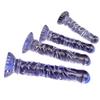 Mermaid Crystal Chrysanthemum Suction Cup Dildo & Threaded Anal Plug for Realistic Pleasure