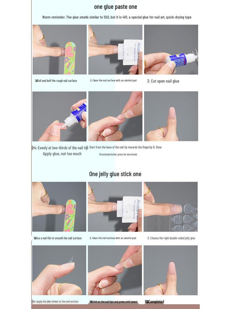 Goddess Crown Exquisite Bling Fingertip Nails with Small Diamonds