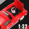1:32 Corvette C2 Sting Ray Alloy Sports Car Model Diecasts Metal Classic Racing Car Vehicles Model Sound and Light Kids Toy Gift