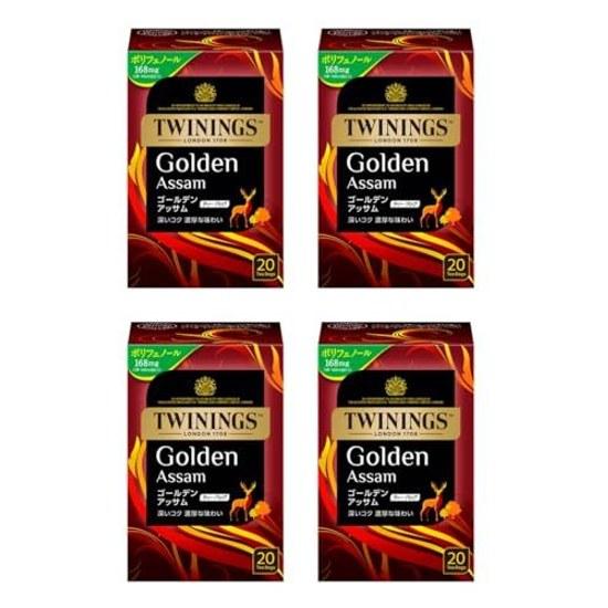 Пакетики чая Twinings Golden Assam 4 упаковки по 20 шт.