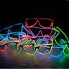 El Wire Party SunGlasses Glow Sunglasses Luminous Glasses Led Glasses Neon Glasses Flashing Glasses