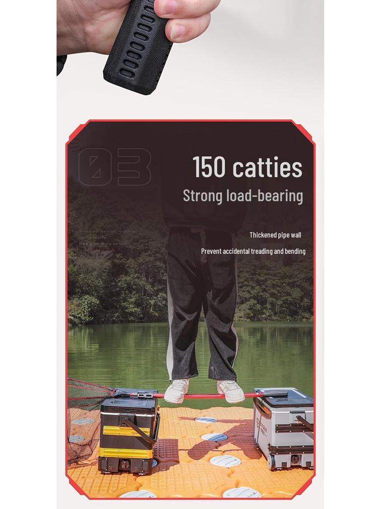 Camper Portable Telescopic Folding Landing Net with Bag for Big Fish