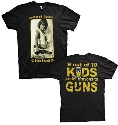 Новая оригинальная двухсторонняя легкая футболка Pearl Jam Choices в стиле гранж, унисекс