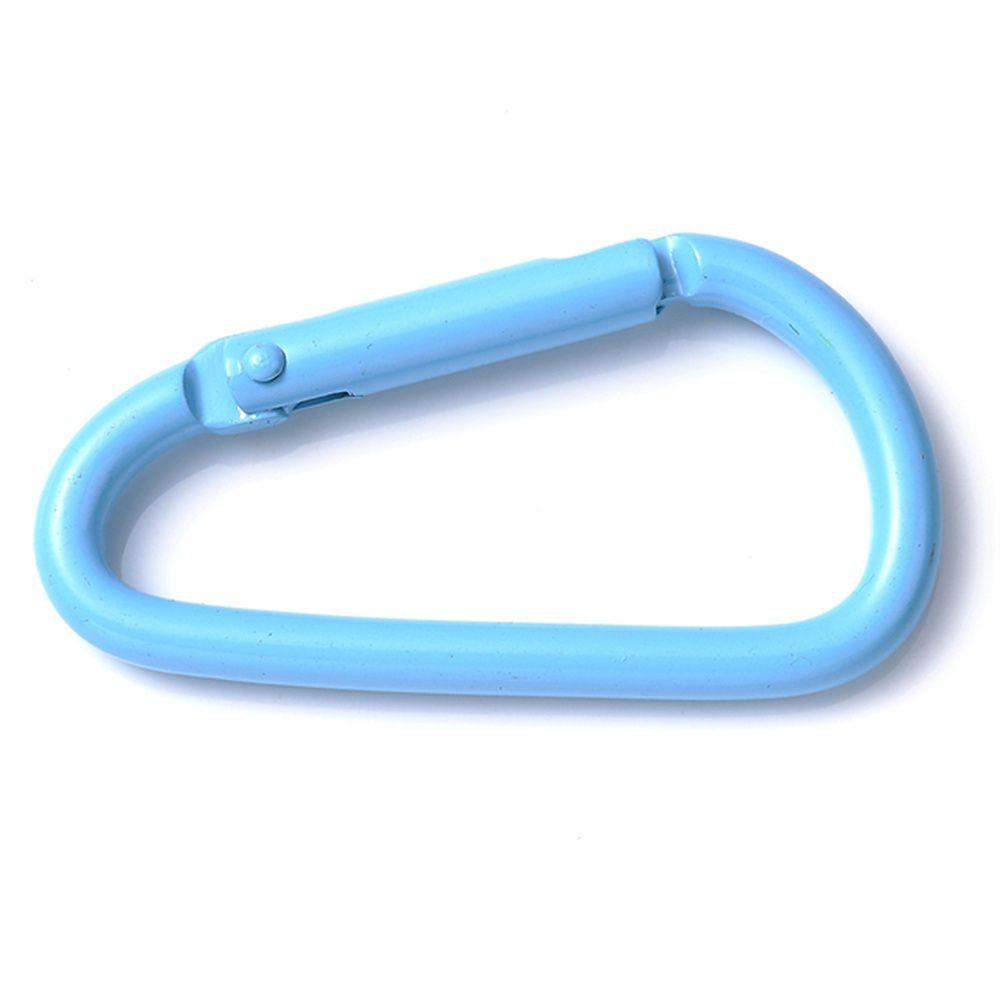 Safety Buckle Camping 45x24mm Making Jewelry Keychain Clip Carabiner Hook Key Ring D Carabiner