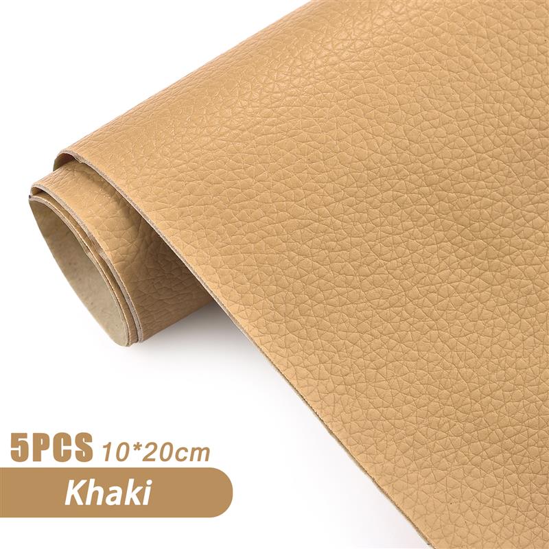 5 шт. 10*20 см самоклеящиеся кожаные наклейки сильной вязкости искусственная кожа личи PU заплатка для ремонта дивана, автомобильного сиденья, наклейки