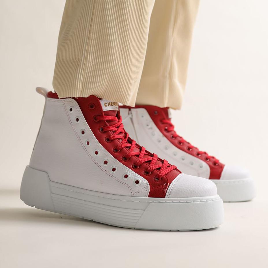 Chekich Оригинальная брендовая мужская спортивная кожаная обувь светло-коричневого цвета, повседневная спортивная обувь для ходьбы на шнуровке, на высоком каблуке и подошве средней длины, уличный стиль, мода 2023 г.