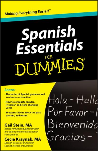 The Spanish Essentials For Dummies Book