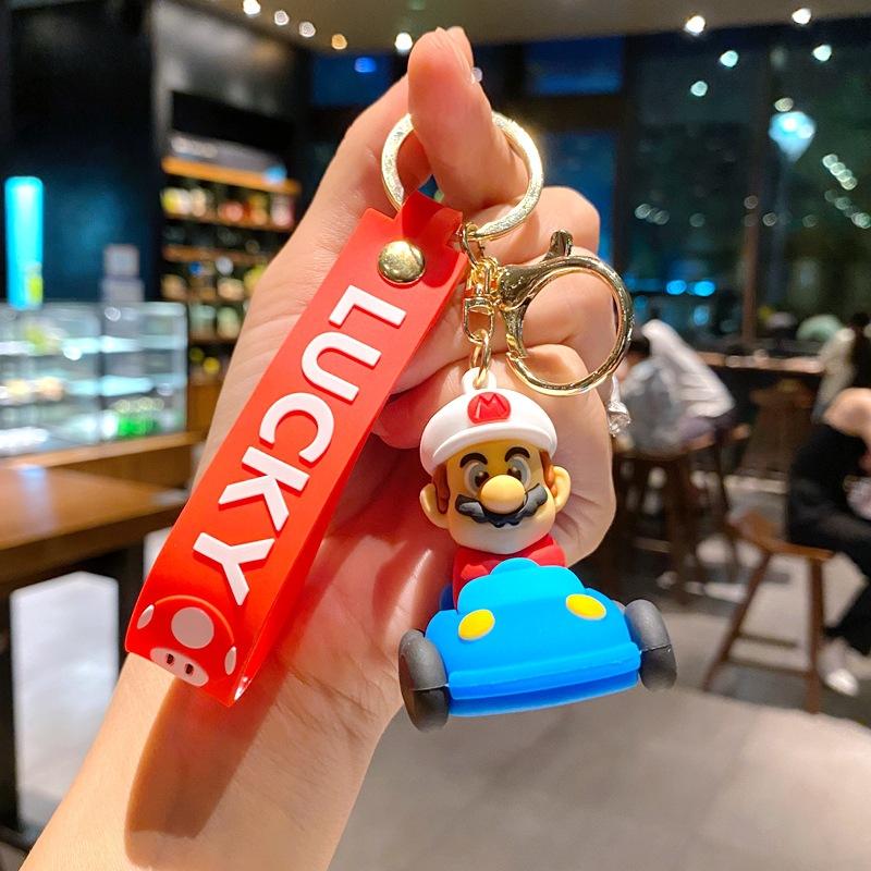 Брелок Super Mario Игровой Подарок Брелок-Карт Подвеска на Школьную Сумку Студента
