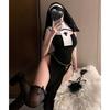 Lingerie cosplay game dress suit sexy cross nun cosplay