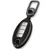 AMACHER NISSAN Exclusive Zinc Metal Smart Key Case for Nissan Days Serena X-Trail Elgrand Skyline Note Cube Juke Dualis Fuga March Leaf Murano Radio S
