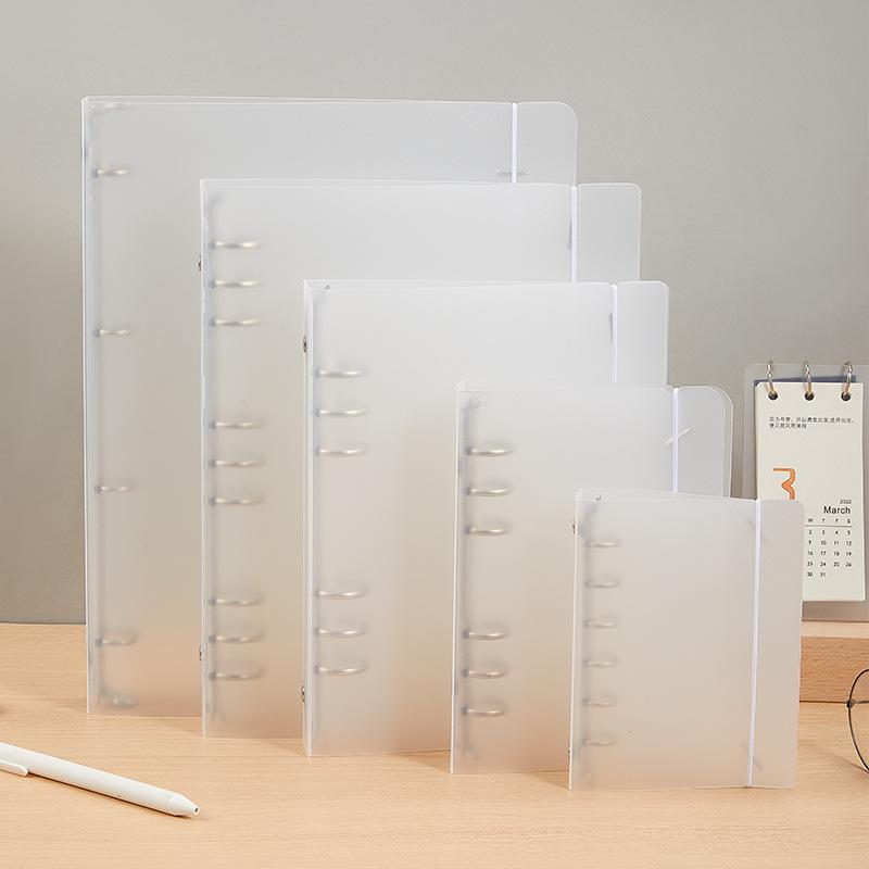 Высококачественный ремешок с матовой текстурой, вкладыш формата А4, прозрачная папка из полипропилена для хранения данных, книга с вкладными листами.