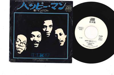 7-дюймовая пластинка IMPACT - Happy Man P43APROMO ATLANTIC 1976 Япония Soul/Funk Б/у