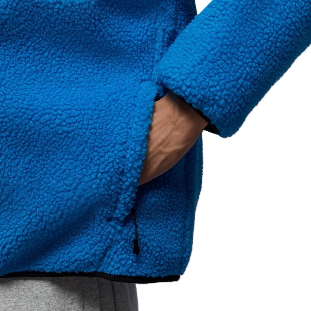 Nike Стойка воротник Спортивная куртка на молнии с длинным рукавом из искусственной овчины Мужская куртка HV0779-406