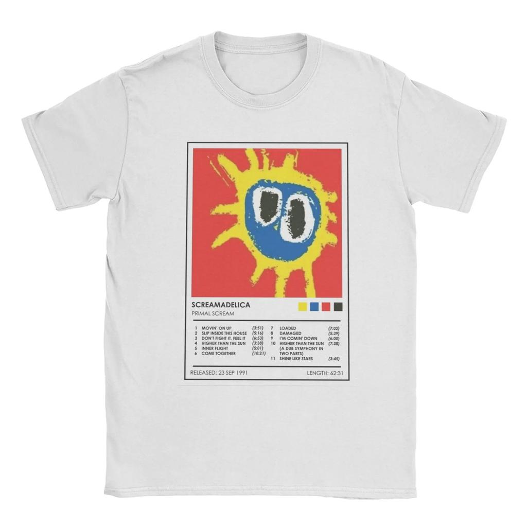 Primal Scream Screamadelica Crewneck Cotton Unisex TShirt New Arrival