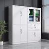 Miling Steel Transparent Glass Office File Cabinet