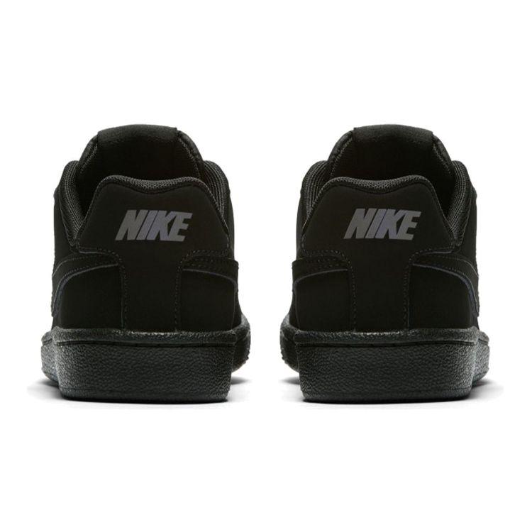 Nike Court Royale Искусственная кожа Повседневные Удобные Прочные Нескользящие Низкие Детские Кеды для Скейтбординга Детские Кроссовки Черные 833535-001