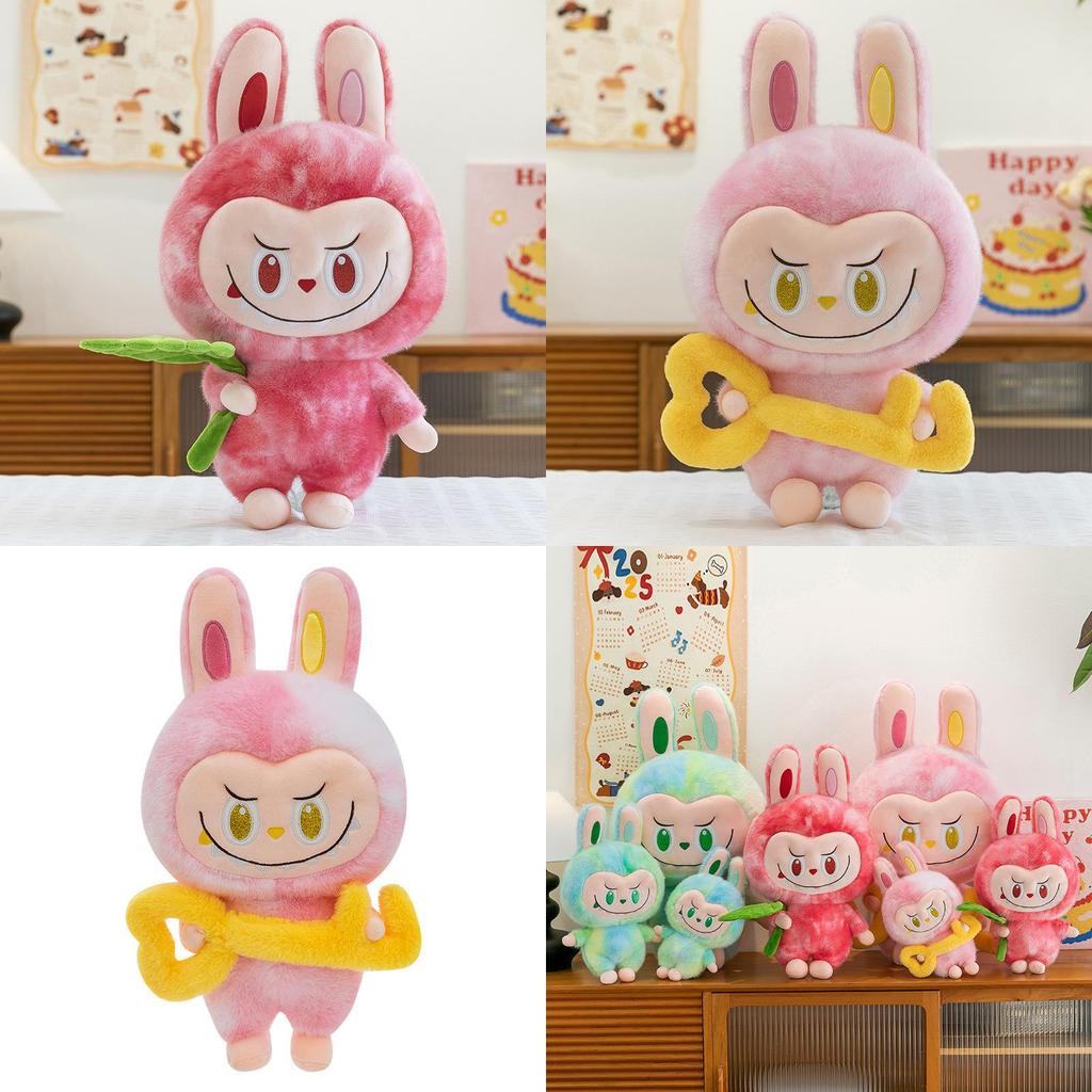Plush Toy Labubu With Pp Cotton Filling For Childrens Birthday Gift
