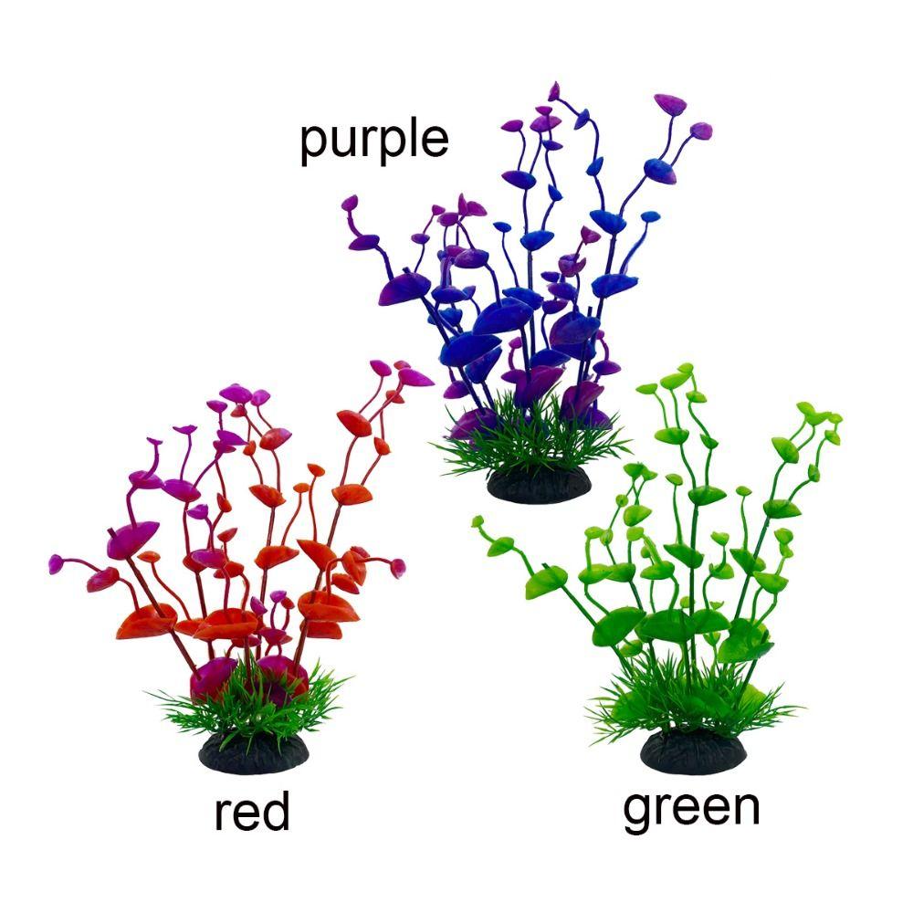 Искусственные аквариумные растения украшение трава подводные водные пластиковые растения украшения для аквариума