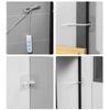 1PCS Wall-Mounted Curtain Rod Bracket Strong Self-adhesive ABS Transparent Seamless Hook Nail-Free Adjustable Holder