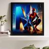 5D DIY Diamond Painting Decorative Spider-Man Full Round Drill Scenery Diamond Embroidery Cross Stitch Kits Home Decor Gift