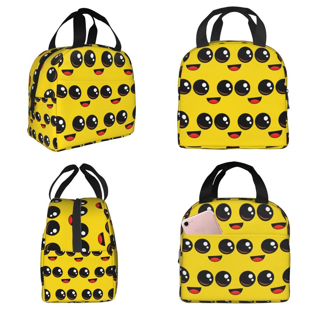 Banana Peely Battle Royale Character Insulated Lunch Bag for Women Office Cooler Thermal Food Box Tote Lunch Boxes Container