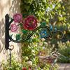 Rustproof Metal Plant Hook Hollow Flower Basket Hook Outdoor Hanging Hook  Courtyard Decoration