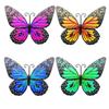 Butterfly Wall Art Garden Ornament Metal Butterflies Decor Decorative Touch